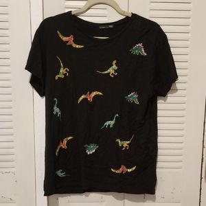 Dinosaur Black Tshirt